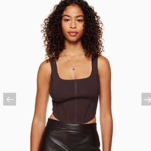 NWOT Aritzia Wilfred Natalie Top